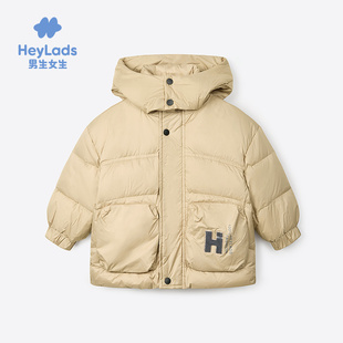 男生女生男小童简约连帽保暖又实穿羽绒服NCYAJ43178A