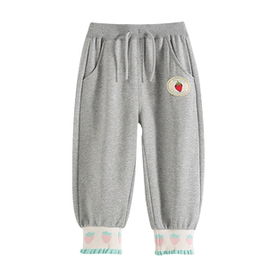 男生女生童装女童裤子2024春秋新款儿童运动休闲裤中小童秋装卫裤