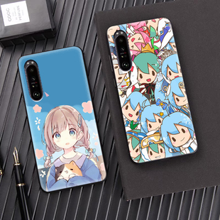 适用于索尼xperia1iv手机壳日系sony xz4二次元韩风10III/xz3/xa2保护软套来图定制五代5iii外壳硅胶xp1新款
