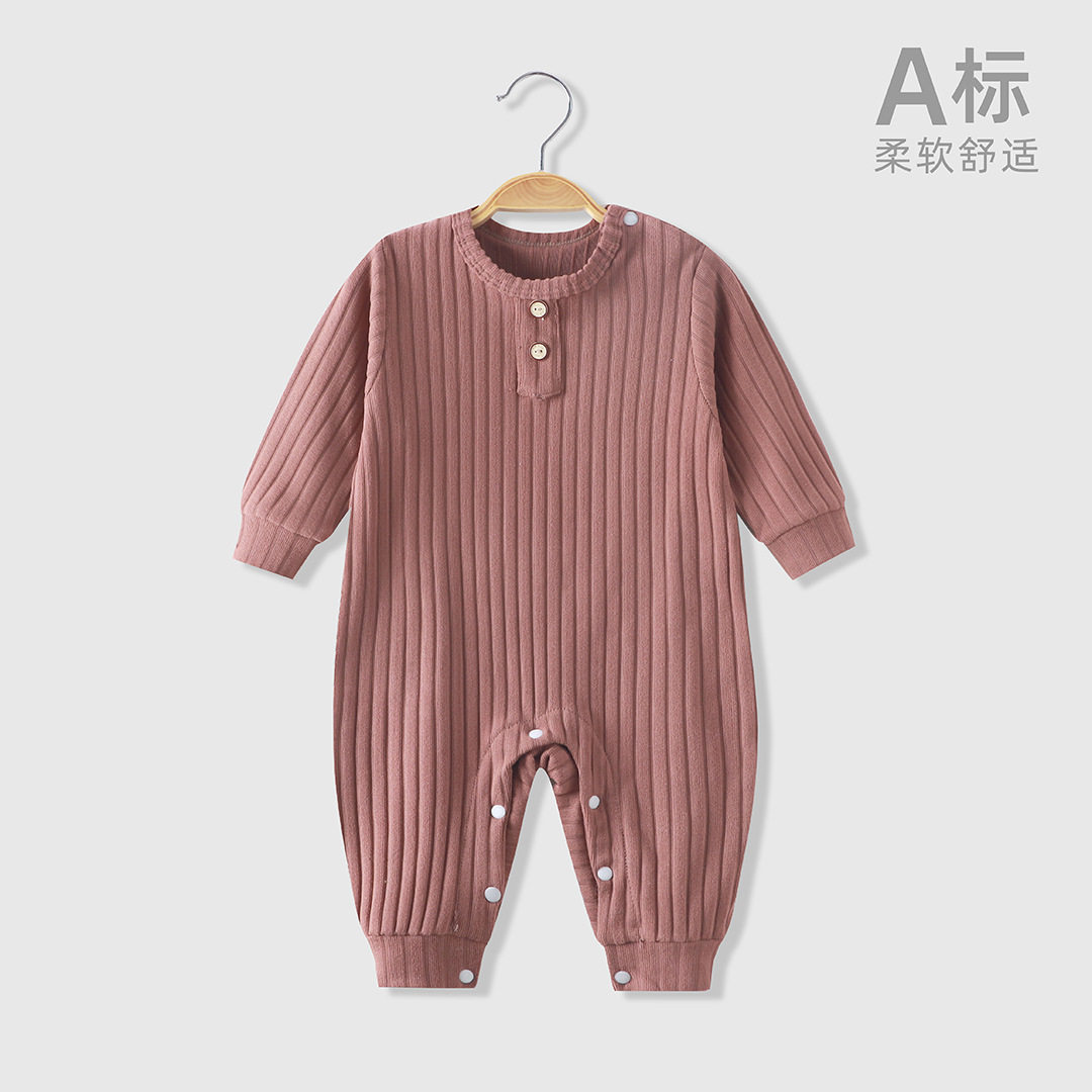 新款婴儿连体衣秋冬季新