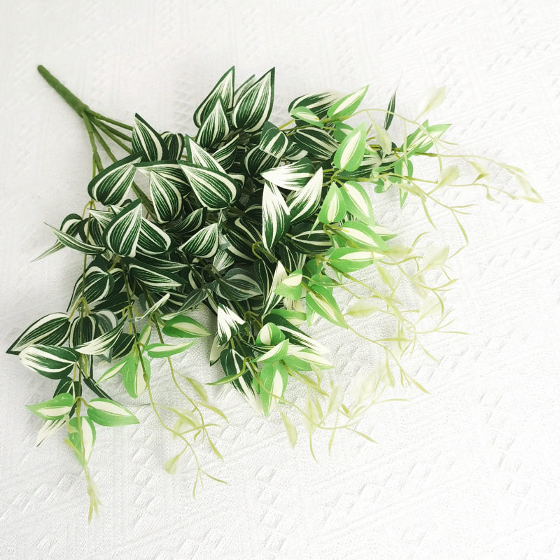 铁线莲金银花叶仿真植物壁挂垂吊藤条装饰婚庆场景礼堂插花藤蔓
