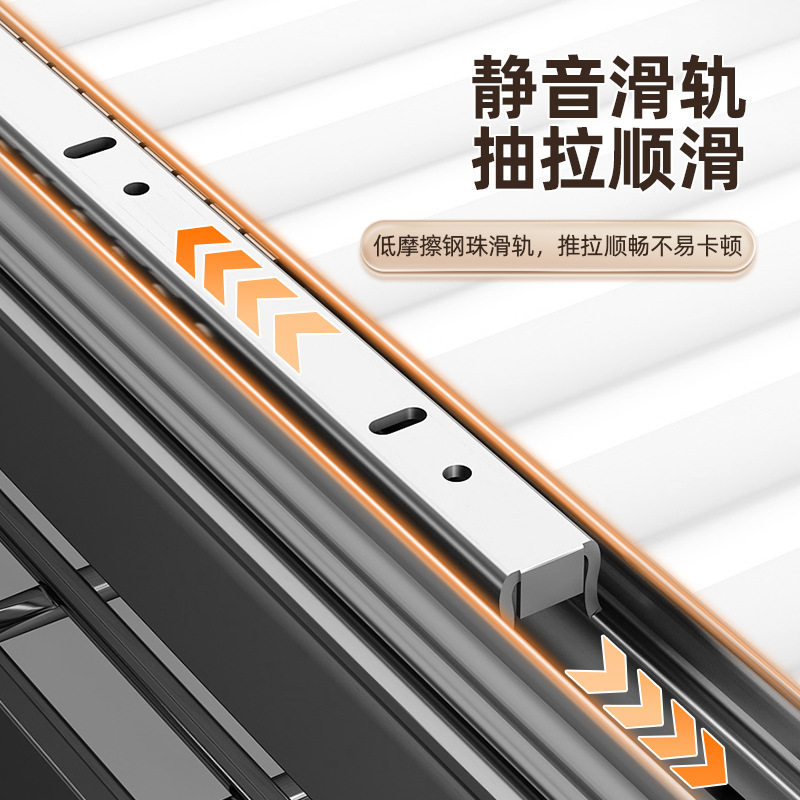 厨房抽拉碗碟架橱柜内拉
