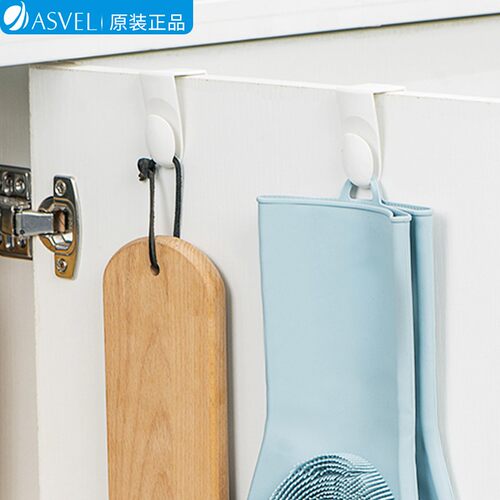 asvel日本厨房门挂架垃圾袋挂钩