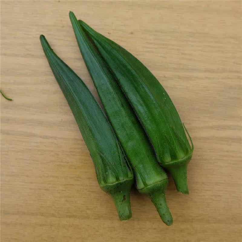 北京农家新鲜蔬菜绿秋葵秋葵洋辣椒六角豆顺丰包邮现摘现发