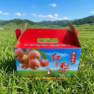 老北京平谷脆皮红肖梨红梨 农家新鲜水果特产做冰糖红宵梨5斤 包邮