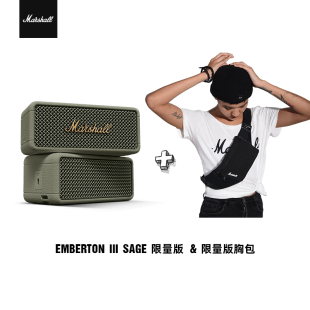马歇尔MARSHALL EMBERTON III 三代便携蓝牙音箱户 户外露营音响