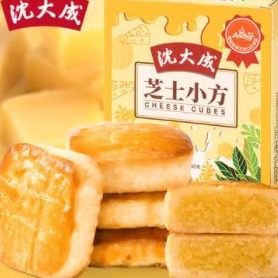 上海老字号特产糕点点心馅饼网红零食小吃安佳联合沈大成芝士小方 - 封面