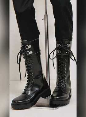 全款预约 星张力 BJD马丁靴机车长筒靴  SOOM ID75 DZ75