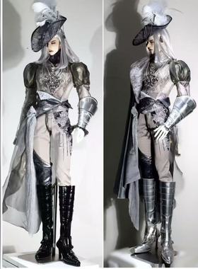 现货 骑士之吻  BJD  SOOM  ID75 DZ75 UF75 平脚穿细跟长靴