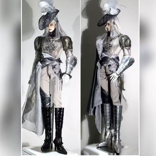 现货 骑士之吻  BJD  SOOM  ID75 DZ75 UF75 平脚穿细跟长靴