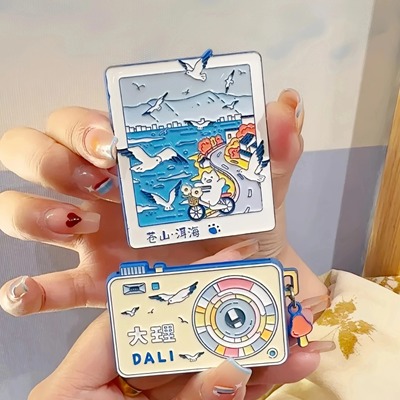 云南大理苍山洱海照相机冰箱贴