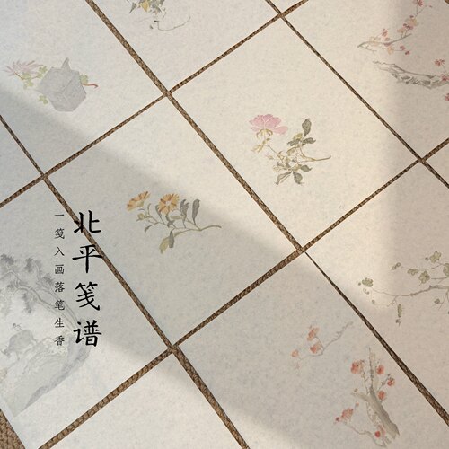 北平笺谱小楷毛笔书法专用纸