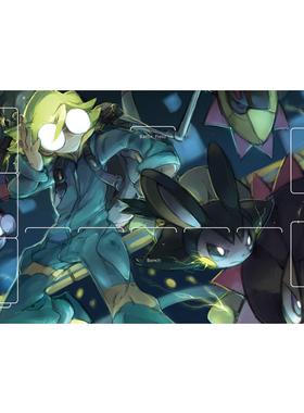 精灵宝可梦卡垫定制DIY单人橡胶决斗盘定制PTCG对战卡牌垫桌游垫