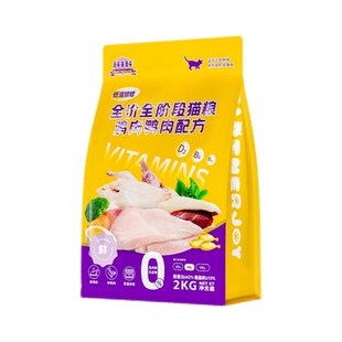 PARTNERJOY科夫科鲜肉烘焙猫粮营养均衡高鲜肉高蛋白混合口味2KG