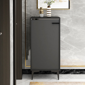 门口玄关多层u. 简约现代玻璃门客厅收纳大容量阳台小柜 轻奢鞋 柜