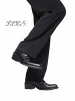 ROES elegant washed pleated thick-soled pointed-toe Derby leather shoes for both men and women's commuting, versatile for old money, trendy wizard boots thumbnail 4
