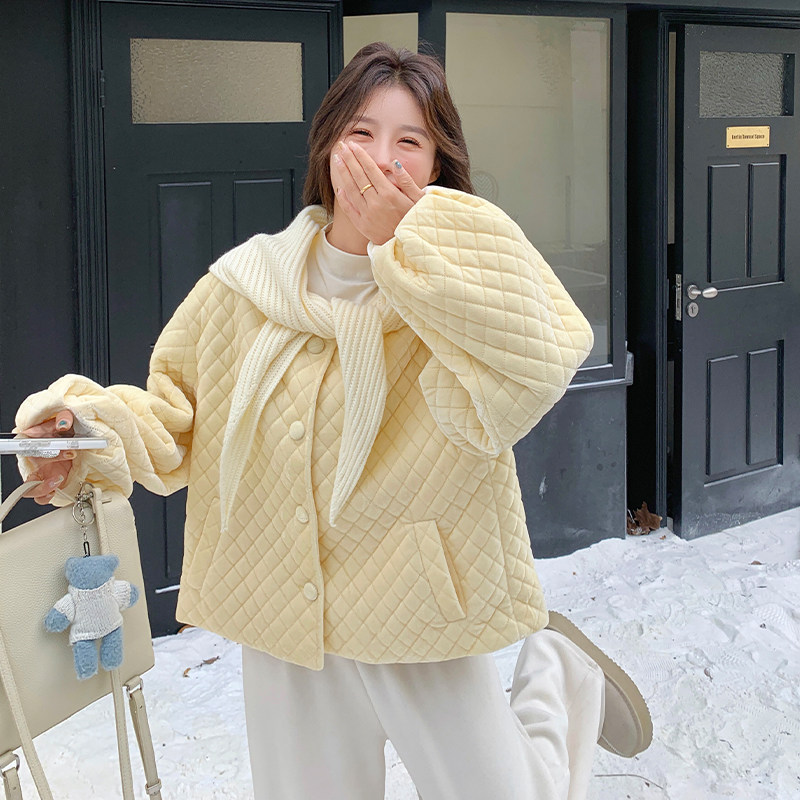 【现货】新款黄色披肩夹棉外套102-933-P175-K268,女装棉衣/棉服,浙宝102（原188）