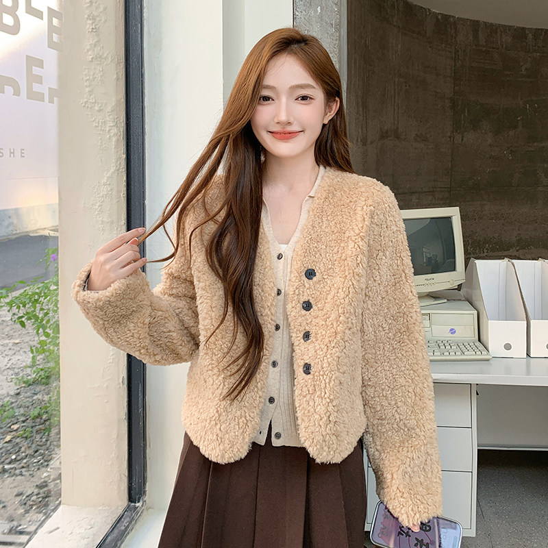 【现货】新款皮毛一体环保羊卷毛102-907-P175-K258,女装皮草,浙宝102（原188）