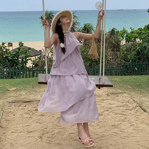 【现货】夏季浅紫色连衣裙102-615-P135-K188,女装连衣裙,浙宝102（原188）