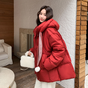 【现货】新款酒红色50绒羽绒服102-956-P295-K438图片