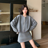 【现货】新款灰色两件套套装102-201-P135-K188，女装套装/套裙，浙宝102（原188）