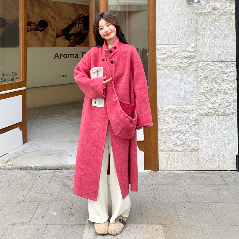 【现货】新款双面羊毛呢大衣102-908-P285-K388，女装毛呢外套，浙宝102（原188）