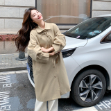 【现货】卡其色风衣102-801-P165-K228，女装风衣，浙宝102（原188）