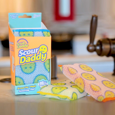 Scrubdaddy美国网面百洁布清洁擦厨房刷碗布洗锅魔力擦海绵擦去污