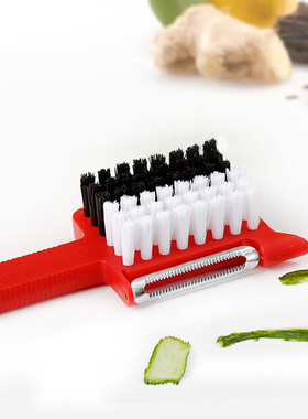 利快清洁刷德国进口Haug bursten多功能刮皮刷果蔬刷毛刷 刮刀刷