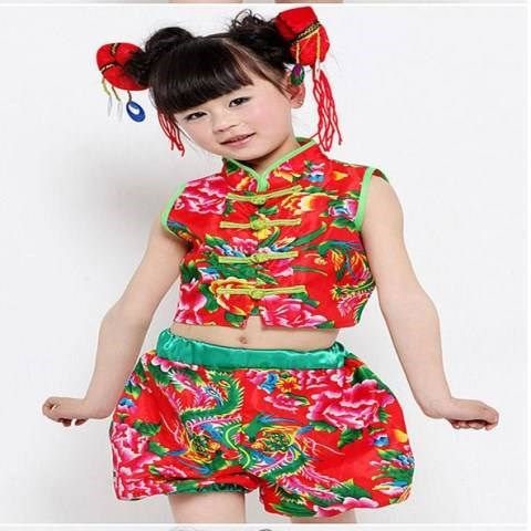 六一儿童二丫演出服采蘑菇的小姑娘小背篓舞蹈服东北
