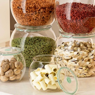 塑料透明密封罐泡菜坛米桶厨房食品密封盒储米罐茶叶收纳罐储物