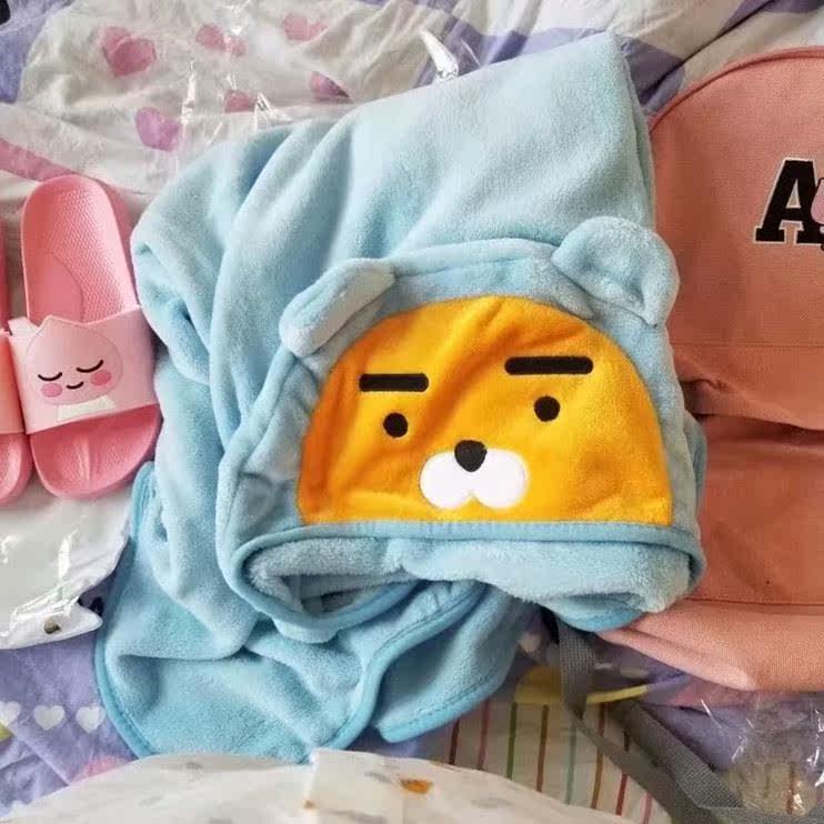 kakao卡考屁桃狮子懒人披风毛毯子午睡办公室保暖空调毯披肩盖毯在类目 床上用品, 休闲毯/毛毯/绒毯中 - 来自Buy2taobao.com提供专业的淘宝代购服务