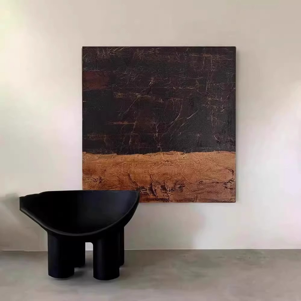 美拉德客厅组合装饰画法式复古餐厅卧室挂画侘寂中古风床头摆件画图片