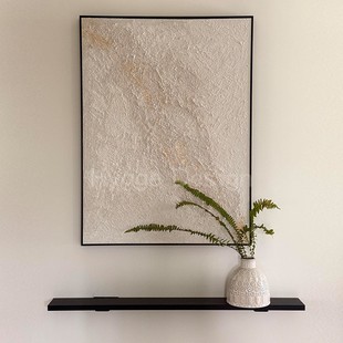 抽象艺术侘寂风装 饰画奶油风现代轻奢沙发背景墙玄关走廊抽象挂画