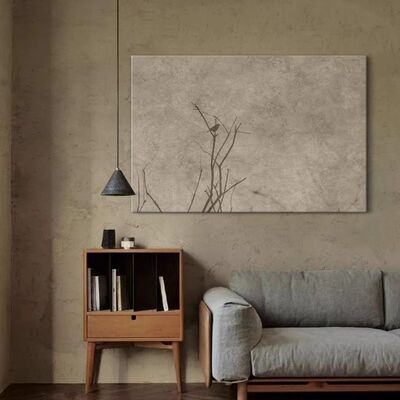 【无框画】复古侘寂风抽象挂画树枝民宿酒店艺术客厅样板间装饰画