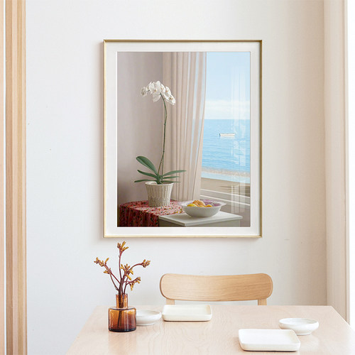 大师作品客厅现代装饰画小清新海边风景花卉挂画卧室床头玄关壁画