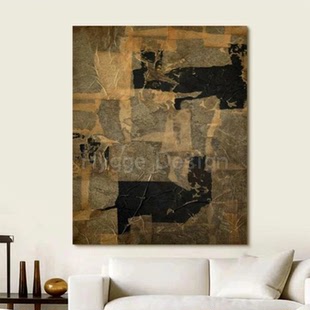 侘寂风客厅装 现代简约高级感挂画 饰画小众艺术轻奢民宿日式