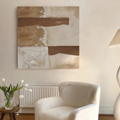 饰画餐桌侘寂风艺术挂画高级感小众ins风客厅背景墙 装 无框画