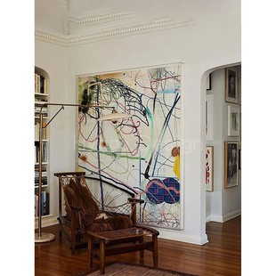 现代抽象艺术沙发背景墙玄关入户装 饰画客厅餐厅厨房卧室高级挂画