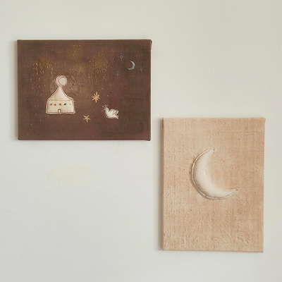 《Good night》小红书同款客厅装饰画小众艺术中古风卧室玄关挂画