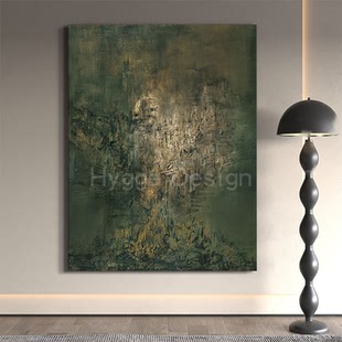 赵无极现代风抽象客厅挂画侘寂风客厅玄关卧室壁画高级书房装 饰画