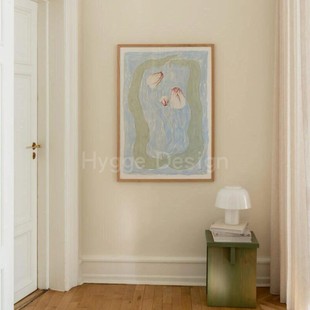 原木风小众艺术客厅装 摆画玄关走廊玄关壁挂画 饰画卧室小红书同款