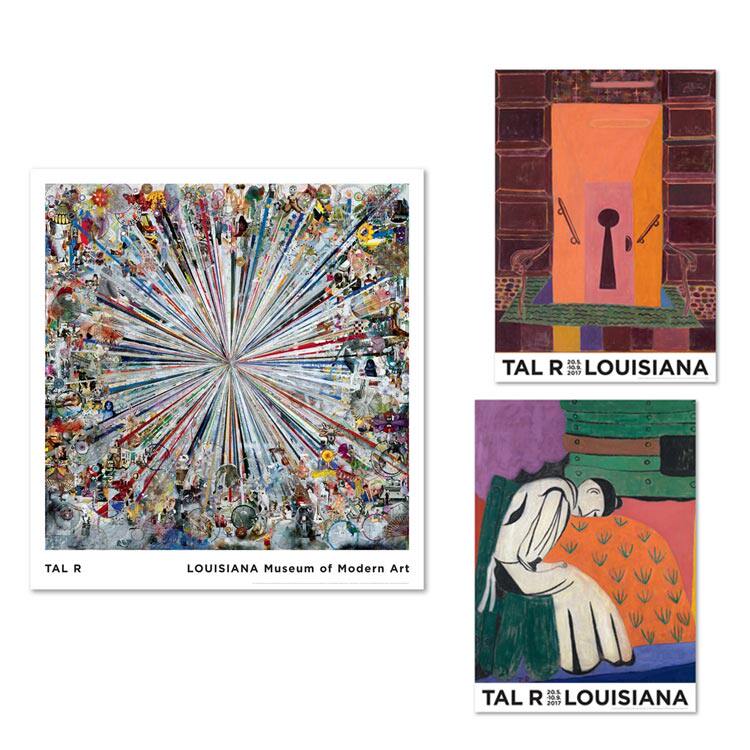 Louisiana 进口路易斯安那艺术博物馆当代波普风格海报 TAL R
