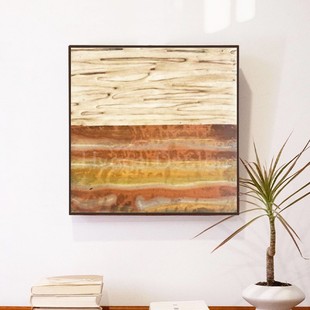 小众侘寂中古风现代简约装 饰画客厅沙发背景墙民宿酒店组合挂壁画