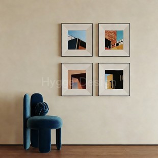 北欧风小众艺术风景客厅背景墙装 饰画现代简约餐厅卧室床头壁挂画