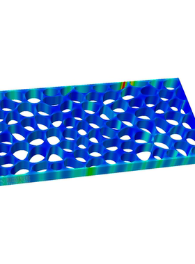 ABAQUS基于Voronoi的多孔板模型