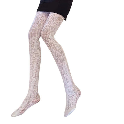 提花网袜网红同款潮流性