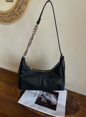 娜飞儿13396新款女包单肩包手提斜挎腋下包时尚链条包软皮包包