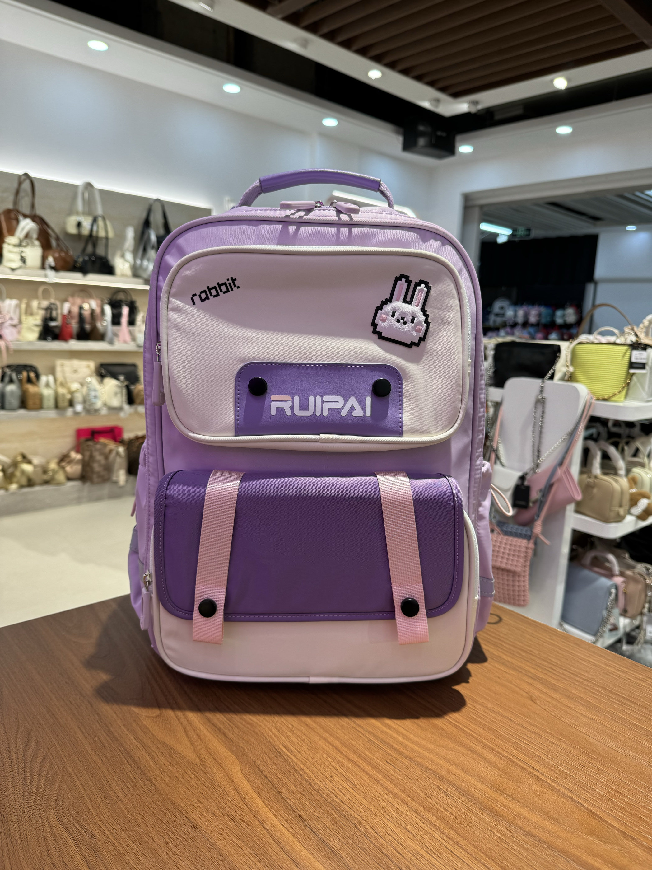 广州品牌新款书包仿生猫爪减压减负四防面料1-6年级小学生背包