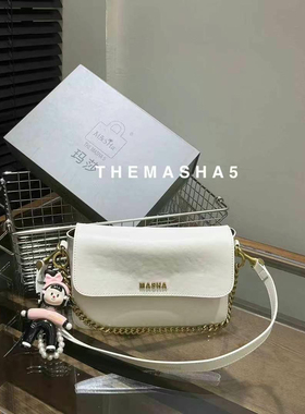 玛莎71535新款女包小众设计高级感链条单肩腋下包百搭小方包时尚